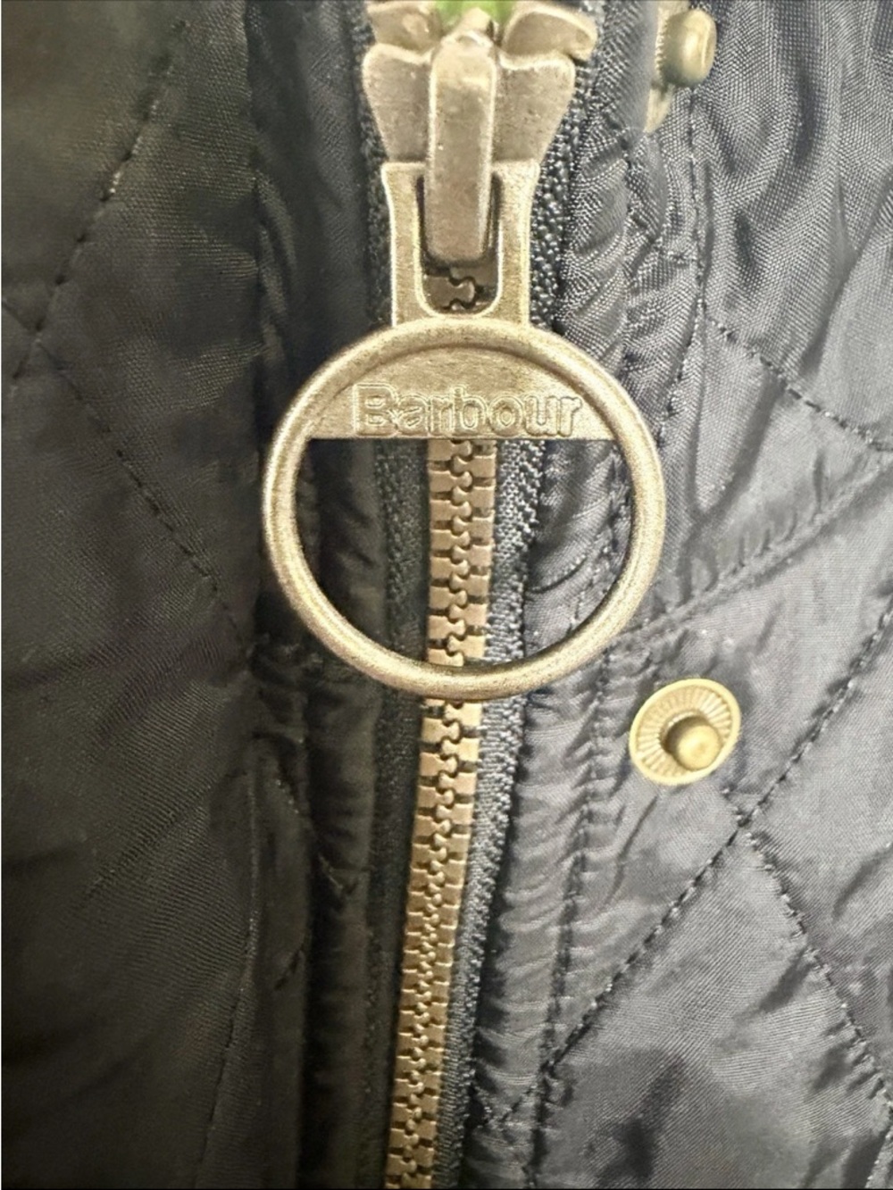 Barbour Black Liddesdale Quilted Gilet Vest US12 - Picture 4 of 8